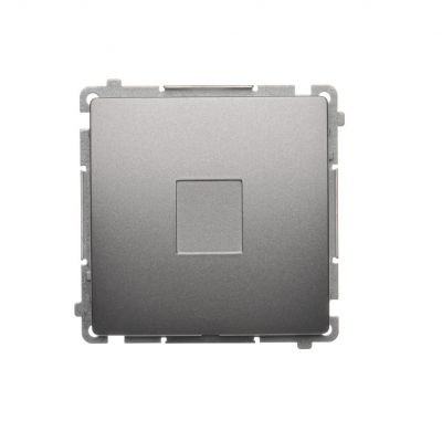Simon Basic Zaślepka ramki . Mocowanie za pomocą łapek lub wkrętów stal inox BMPS.01/21 KONTAKT (BMPS.01/21)