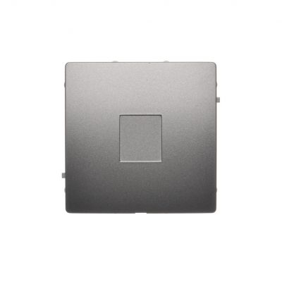 Simon Basic Zaślepka ramki – mocowanie na zatrzask do ramki stal inox *Do modułów wewnętrznych w ramkach wielokrotnych BMP/21 KONTAKT (BMP/21)