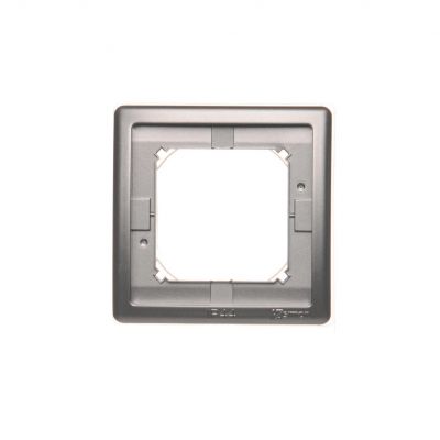 Simon Basic Standard Ramka 1-krotna do wersji bryzgoszczelnej IP44 z uszczelką stal inox BMR1B/21 KONTAKT (BMR1B/21)