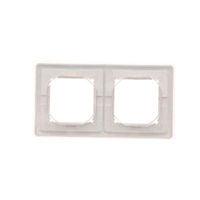 Simon Basic Standard Ramka 2-krotna do wersji bryzgoszczelnej IP44 z kompletem uszczelek biały BMR2B/11 KONTAKT (BMR2B/11)