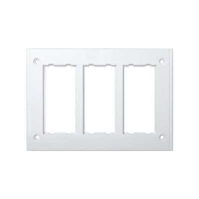 Simon Connect Ramka 3-modułowa do puszki SBM350 6x K45 czysta biel SBM302/9 KONTAKT (SBM302/9)