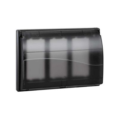 Simon Connect Ramka 3-modułowa do puszki SBM350 z pokrywą 6x K45 szary grafit SBMT302/14 KONTAKT (SBMT302/14)