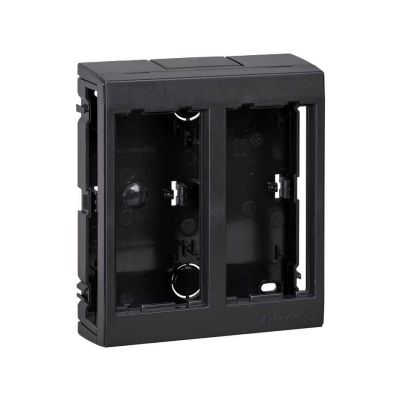 Simon Connect Obudowa natynkowa 2-modułowa 4x K45 szary grafit SBC250/14 KONTAKT (SBC250/14)