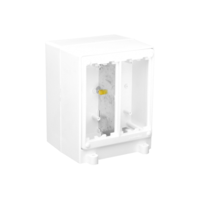 Simon Connect Miniwieża 4-modułowa z ramką 8x K45 czysta biel ST400/9 KONTAKT (ST400/9)