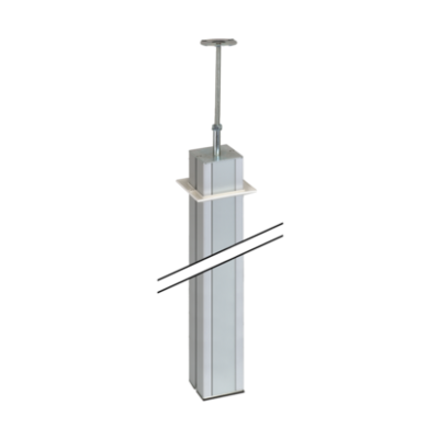 Simon Connect Kolumna 2-stronna wys.3m 80x80mm aluminium ALK2200/8 KONTAKT (ALK2200/8)
