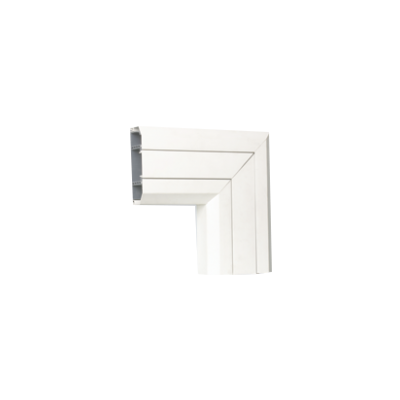 Simon Connect Kąt prosty płaski do dołu PVC Cablomax 130x55mm czysta biel TKA021210/9 KONTAKT (TKA021210/9)