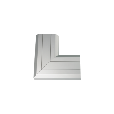 Simon Connect Kąt prosty do góry Cablomax 130x55mm aluminium TKA011110/8 KONTAKT (TKA011110/8)