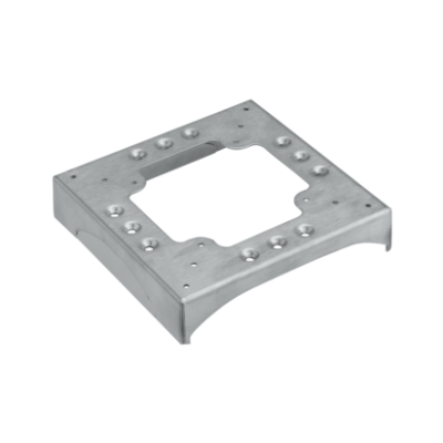 Simon Connect Podstawa 1 wycięcie 130x18 i 3 nacięcia 85x18 aluminium KTA813/8 KONTAKT (KTA813/8)