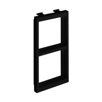Simon Connect Adapter CIMA na 2 moduły K45 (45x45mm) poziomo szary grafit S66/14 KONTAKT (S66/14)