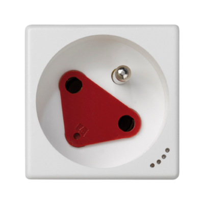 Simon Connect Gniazdo K45 DATA z kluczem z uziemieniem 16A/230V ze wskaźnikiem zasilania czysta biel KLS02/9 KONTAKT (KLS02/9)