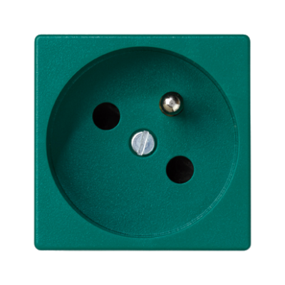 Simon Connect Gniazdo K45 z uziemieniem 16A/230V szybkozłączki zielony K22/27 KONTAKT (K22/27)