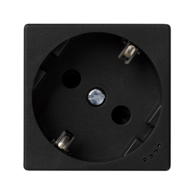 Simon Connect Gniazdo K45 schuko 16A/230V wskaźnik zasilania szary grafit KL01/14 KONTAKT (KL01/14)