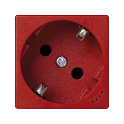 Simon Connect Gniazdo K45 schuko 16A/230V wskaźnik zasilania czerwony KL01/6 KONTAKT (KL01/6)