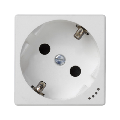 Simon Connect Gniazdo K45 schuko 16A/230V wskaźnik zasilania czysta biel KL01/9 KONTAKT (KL01/9)