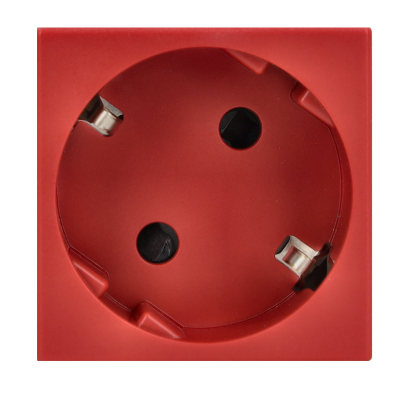 Simon Connect Gniazdo K45 z schuko 16A/230V szybkozłączki czerwony K11/6 KONTAKT (K11/6)