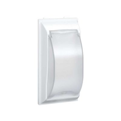 Simon Connect Płytka CIMA z pokr. do aparatury modułowej 2-pol. SBC SBM SM (33mm) puszki podłogowe SF czysta biel S195N/9 KONTAKT (S195N/9)