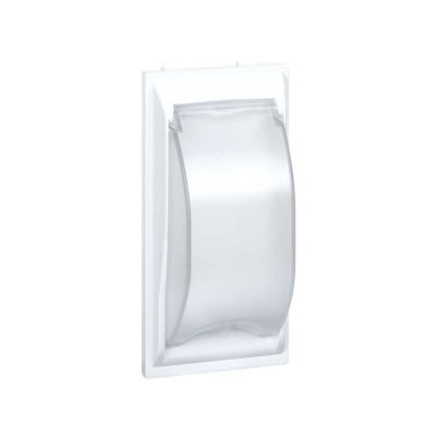 Simon Connect Płytka CIMA z pokr. do aparatury modułowej 2-pol. SC SM (60mm) ST ALC czysta biel SMN/9 KONTAKT (SMN/9)