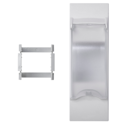 Simon Connect Płytka 45x135mm (3x K45) z pokr. do aparatury modułowej 2-pol. kanały Ofiblok ALK czysta biel KF03/9 KONTAKT (KF03/9)