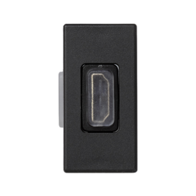 Simon Connect Płytka K45/2 adapter HDMI-HDMI 225x45mm + wkład szary grafit K129B/14 KONTAKT (K129B/14)