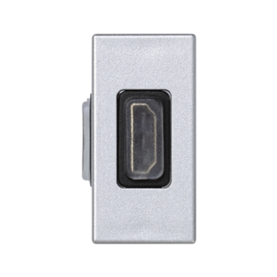 Simon Connect Płytka K45/2 adapter HDMI-HDMI 225x45mm + wkład aluminium K129B/8 KONTAKT (K129B/8)