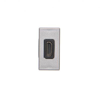 Simon Connect Płytka K45/2 adapter HDMI-HDMI 225x45mm + wkład aluminium K129B/8 KONTAKT (K129B/8)