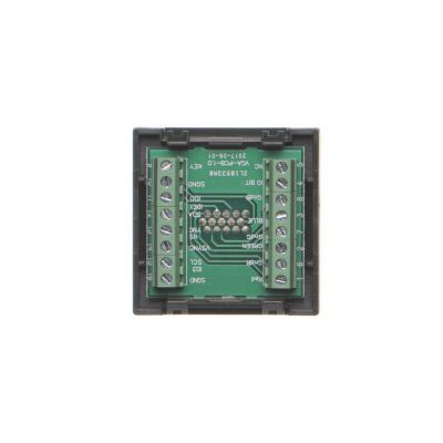 Simon Connect Płytka K45 złącza VGA (D-Sub 15) 45x45mm + wkład zaciski śrubowe szary grafit K100B/14 KONTAKT (K100B/14)