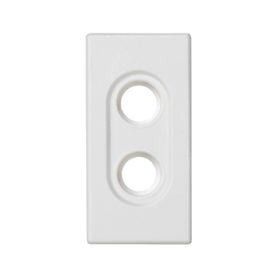 Simon Connect Płytka K45/2 złącz 2x RCA (CINCH) 225x45mm czysta biel K101/9 KONTAKT (K101/9)