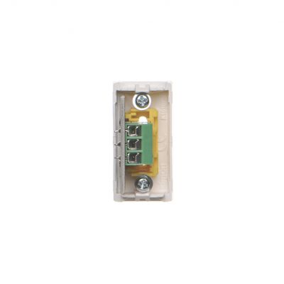 Simon Connect Płytka K45/2 złącz 2x RCA (CINCH) 225x45mm + wkłady zaciski śrubowe czysta biel K101B/9 KONTAKT (K101B/9)