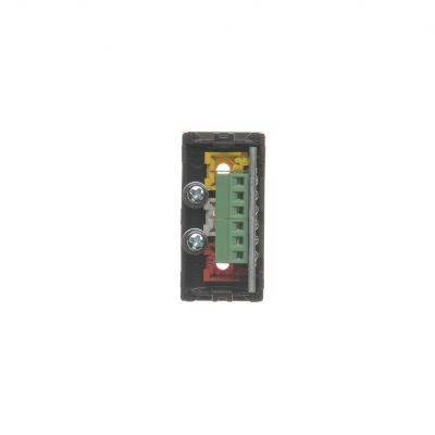 Simon Connect Płytka K45/2 złącz 3x RCA (CINCH) 225x45mm + wkłady zaciski śrubowe szary grafit K105B/14 KONTAKT (K105B/14)