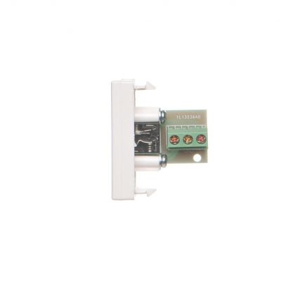 Simon Connect Płytka K45/2 gniazda mini-jack 225x45mm + wkład zaciski śrubowe czysta biel K123B/9 KONTAKT (K123B/9)
