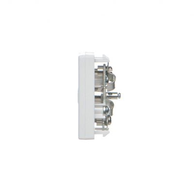 Simon Connect Płytka K45 gn. TV męskie 45x45mm + wkład czysta biel K120A/9 KONTAKT (K120A/9)