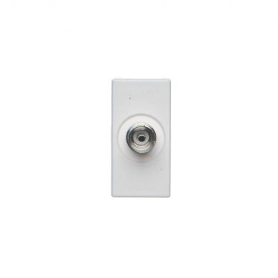 Simon Connect Płytka K45/2 gn. TV żeńskie 225x45mm + wkład czysta biel K102B/9 KONTAKT (K102B/9)