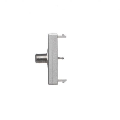 Simon Connect Płytka K45/2 gn. SAT (F) żeńskie 225x45mm + wkład aluminium K102C/8 KONTAKT (K102C/8)