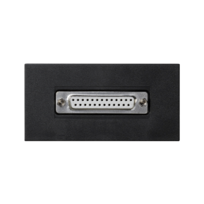 Simon Connect Płytka 90x45mm (2xK45) złącza LPT (D-Sub 25) + wkład aluminium K104A/8 K104A/14 KONTAKT (K104A/14)