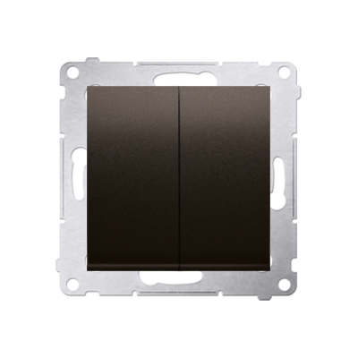 Simon 54 Łącznik świecznikowy 10A 250V szybkozłączka brąz mat DW5.01/46 KONTAKT (DW5.01/46)