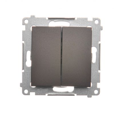 Simon 54 Łącznik świecznikowy 16A 250V zaciski śrubowe brąz mat DW5A.01/46 KONTAKT (DW5A.01/46)