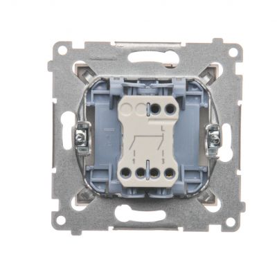 Simon 54 Łącznik świecznikowy do wersji IP44 10A 250V szybkozłączka brąz mat *Posiada wkładkę uszczelniającą pod klawisze DU1W DW5B.01/46 KONTAKT (DW5B.01/46)