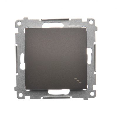 Simon 54 Łącznik schodowy 10A 250V szybkozłączka brąz mat DW6.01/46 KONTAKT (DW6.01/46)