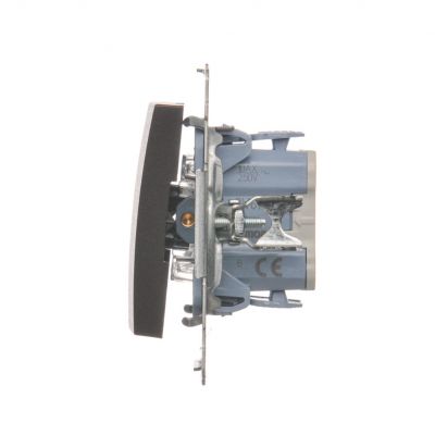 Simon 54 Łącznik schodowy 10A 250V szybkozłączka brąz mat DW6.01/46 KONTAKT (DW6.01/46)