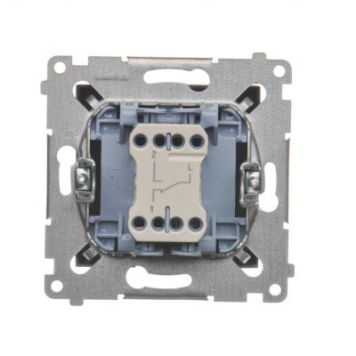 Simon 54 Łącznik schodowy 10A 250V szybkozłączka brąz mat DW6.01/46 KONTAKT (DW6.01/46)