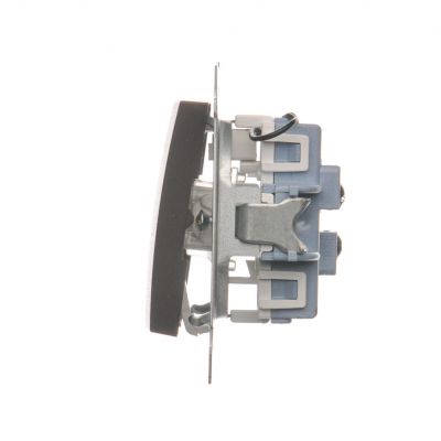 Simon 54 Łącznik schodowy podwójny z podświetleniem 10A 250V zaciski śrubowe brąz mat DW6/2L.01/46 KONTAKT (DW6/2L.01/46)