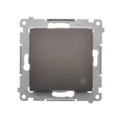 Simon 54 Łącznik krzyżowy 10A 250V szybkozłączka brąz mat DW7.01/46 KONTAKT (DW7.01/46)