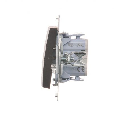 Simon 54 Łącznik krzyżowy 10A 250V szybkozłączka brąz mat DW7.01/46 KONTAKT (DW7.01/46)