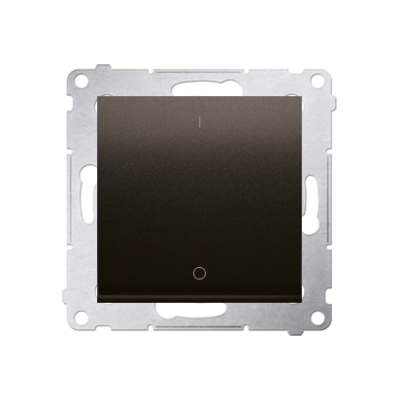 Simon 54 Łącznik dwubiegunowy 10A 250V szybkozłączka brąz mat DW2.01/46 KONTAKT (DW2.01/46)