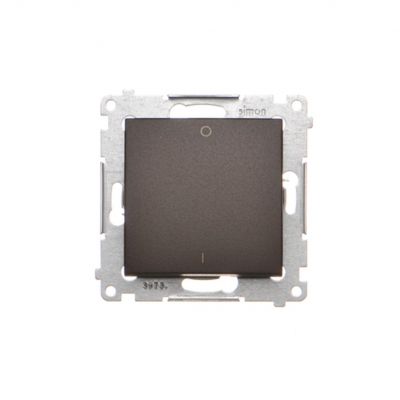 Simon 54 Łącznik dwubiegunowy 10A 250V szybkozłączka brąz mat DW2.01/46 KONTAKT (DW2.01/46)