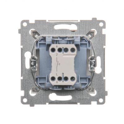 Simon 54 Przycisk „światło” 10A 250V szybkozłączka brąz mat DS1.01/46 KONTAKT (DS1.01/46)
