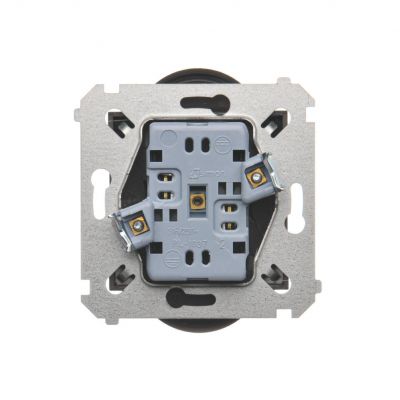 Simon 54 Gniazdo wtyczkowe bez uziemienia z przesłonami podwójne 16A 250V zaciski śrubowe brąz mat *Do ramek S54 PREMIUM DG2MZ.01/46 KONTAKT (DG2MZ.01/46)