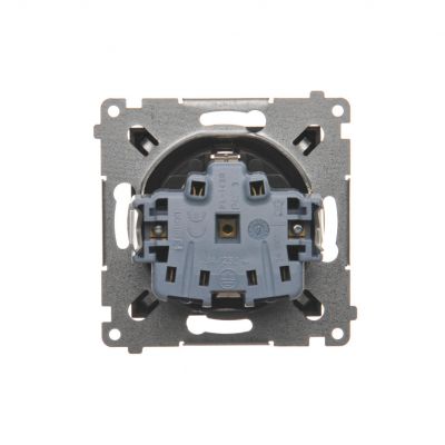 Simon 54 Gniazdo Schuko z przesłonami 16A 250V zaciski śrubowe brąz mat DGSz1Z.01/46 KONTAKT (DGSz1Z.01/46)