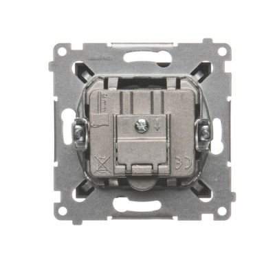 Simon 54 Gniazdo antenowe R-TV-SAT końcowe/zakończeniowe brąz mat DASK.01/46 KONTAKT (DASK.01/46)
