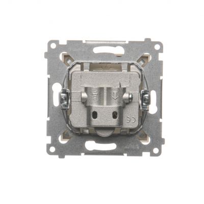 Simon 54 Gniazdo TV-DATA. Dwa porty wyjściowe typu "F" . Częstotliwość dla wejścia 5-1000 MHz kremowy DAD1.01/41 KONTAKT (DAD1.01/41)